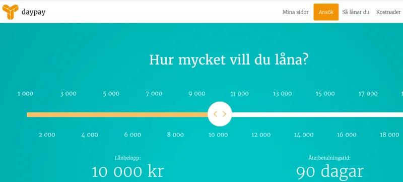 Vilka långivare betalar ut på helger